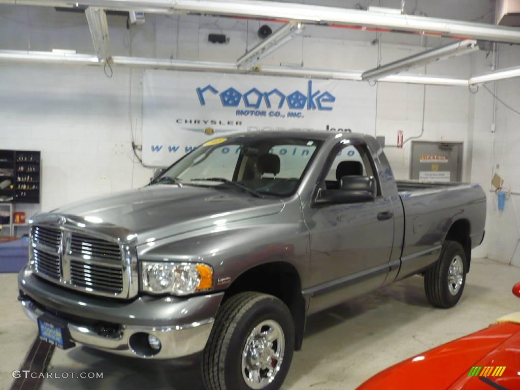 2005 Ram 2500 SLT Regular Cab 4x4 - Mineral Gray Metallic / Dark Slate Gray photo #1