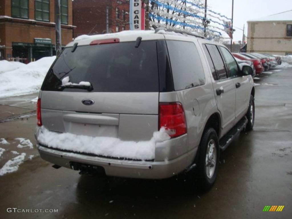 2004 Explorer XLT 4x4 - Silver Birch Metallic / Midnight Grey photo #4