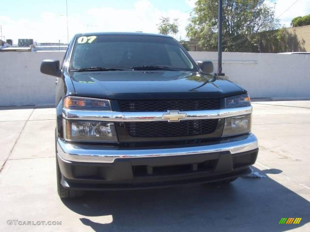 2007 Colorado LT Crew Cab - Black / Very Dark Pewter photo #1