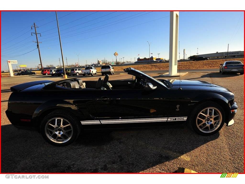 2007 Mustang Shelby GT500 Convertible - Black / Black Leather photo #45