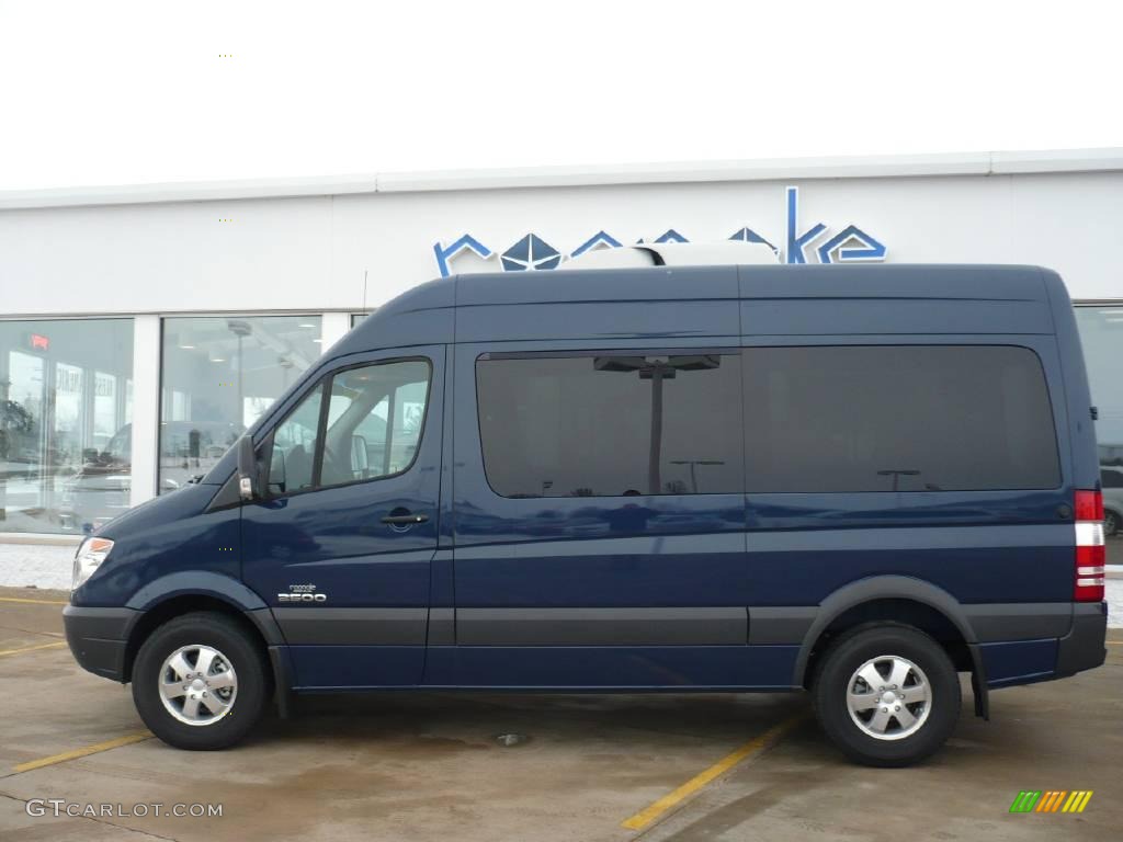 Steel Blue Dodge Sprinter Van