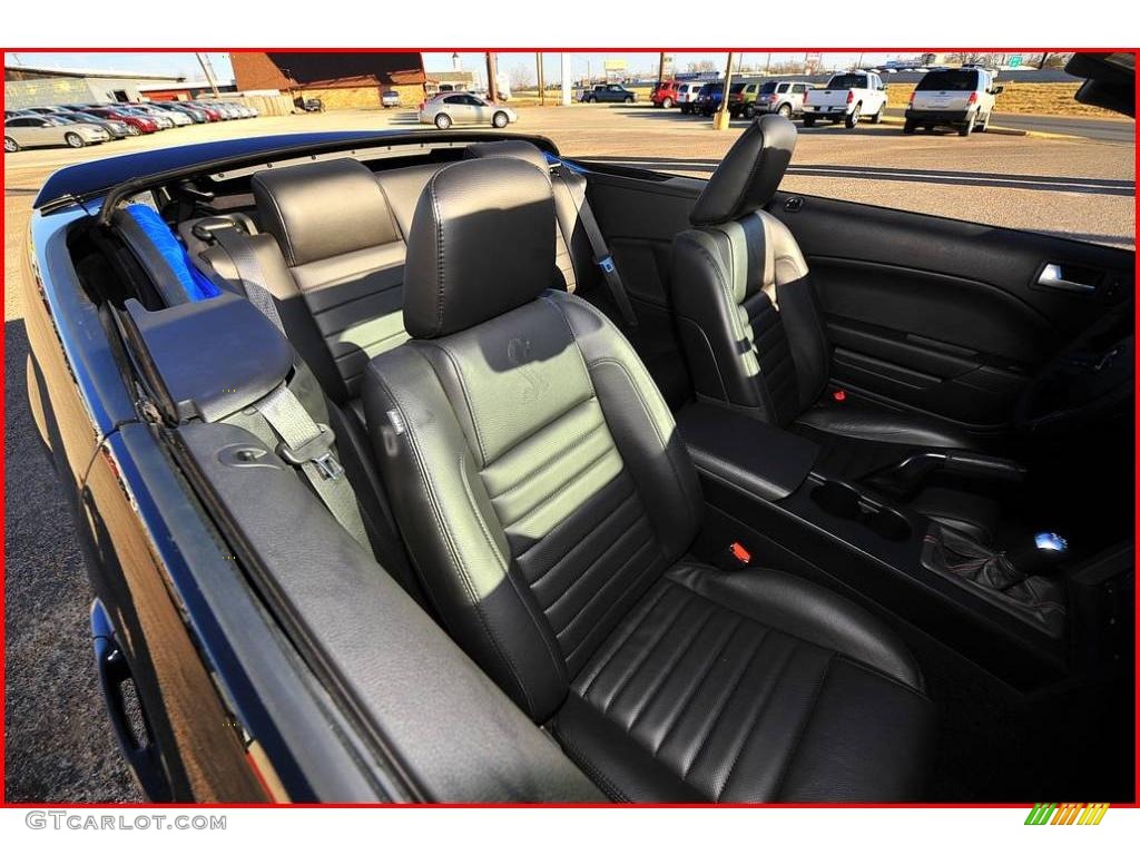 2007 Mustang Shelby GT500 Convertible - Black / Black Leather photo #53