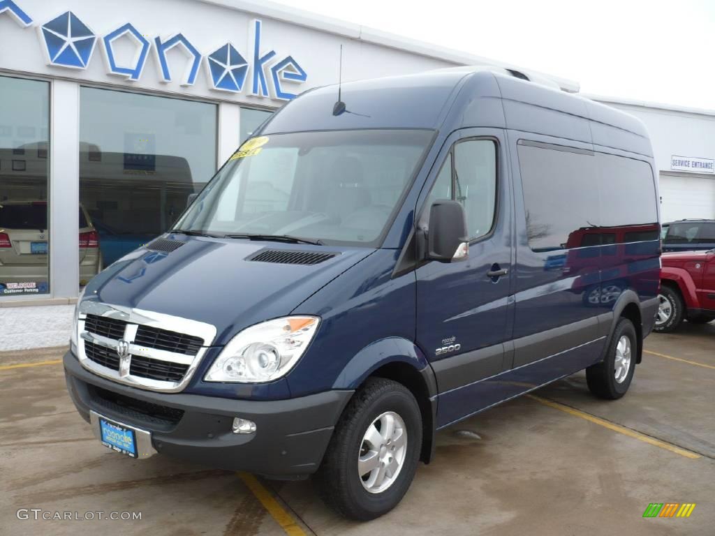 2009 Sprinter Van 2500 High Roof Passenger - Steel Blue / Gray photo #23