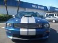 2008 Vista Blue Metallic Ford Mustang Shelby GT Coupe  photo #2