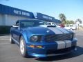 2008 Vista Blue Metallic Ford Mustang Shelby GT Coupe  photo #3