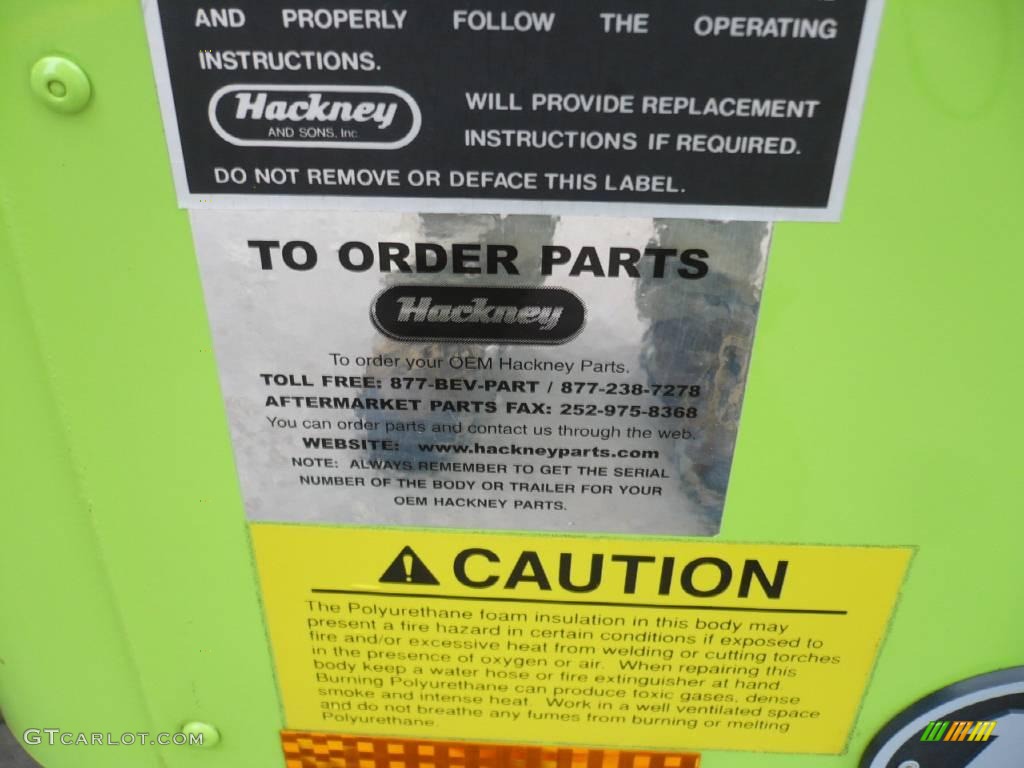 2008 Sprinter Van 3500 Chassis Commercial - Lime Green / Gray photo #20