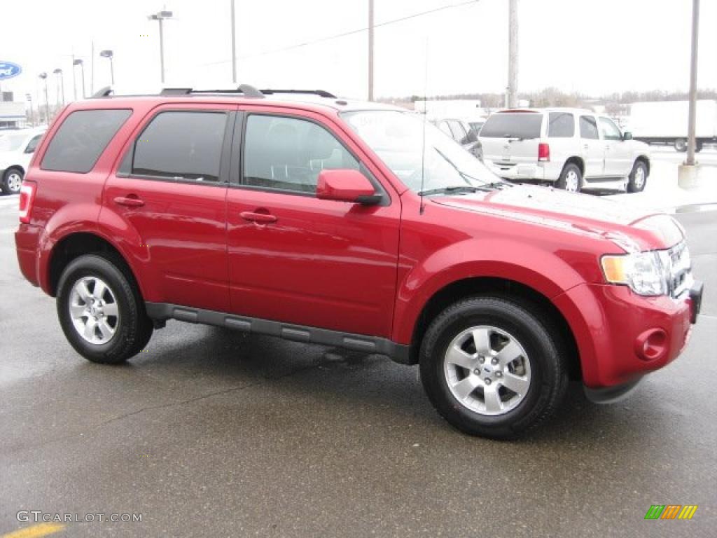 2009 Escape Limited V6 4WD - Sangria Red Metallic / Charcoal photo #6