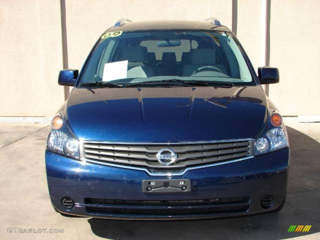 2009 Quest 3.5 S - Majestic Blue / Gray photo #2