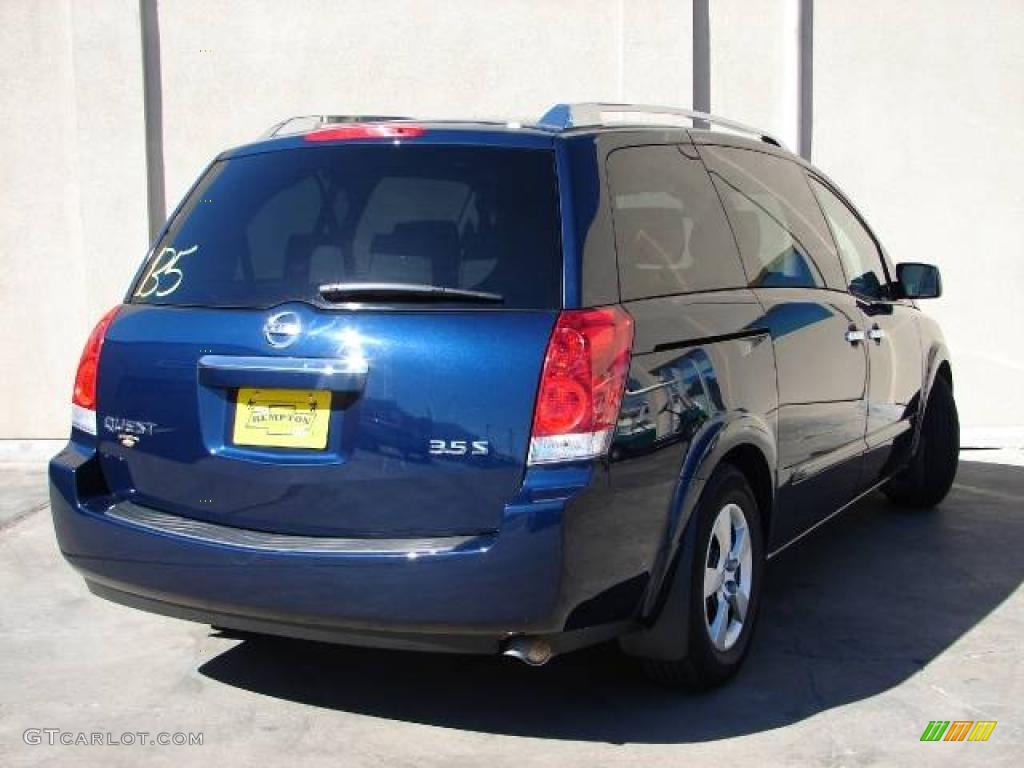 2009 Quest 3.5 S - Majestic Blue / Gray photo #5