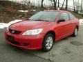 2004 Rally Red Honda Civic Value Package Coupe  photo #2