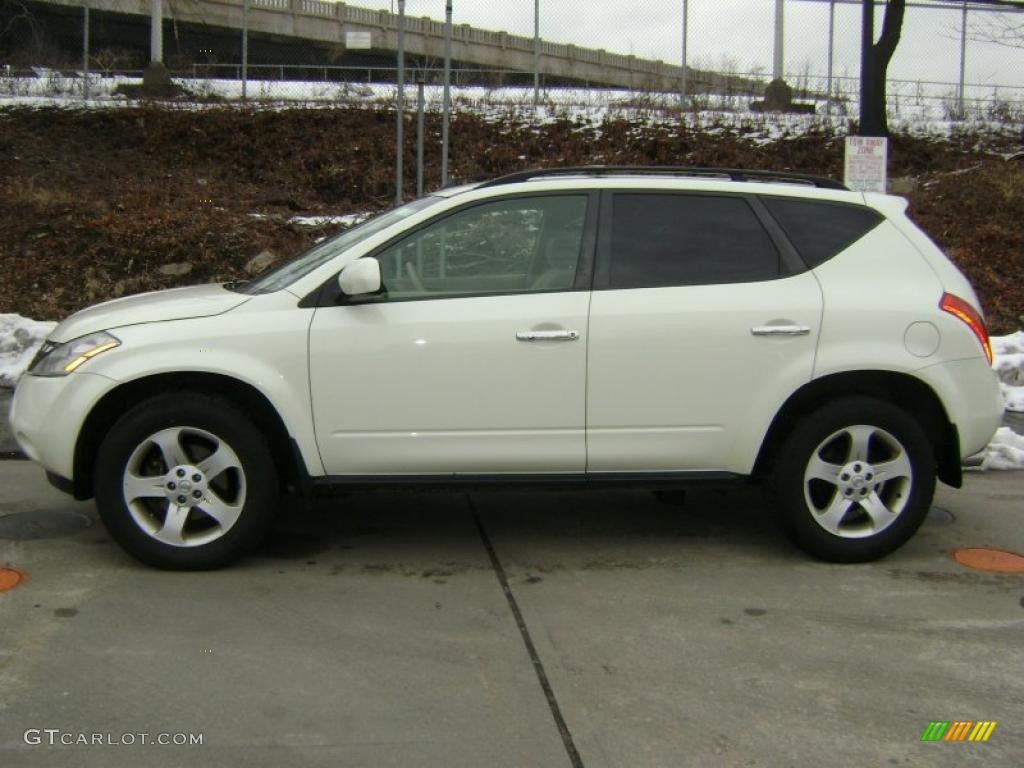 2005 Murano SE AWD - Glacier Pearl White / Cafe Latte photo #1