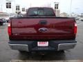 2008 Dark Toreador Red Ford F350 Super Duty Lariat Crew Cab 4x4  photo #6