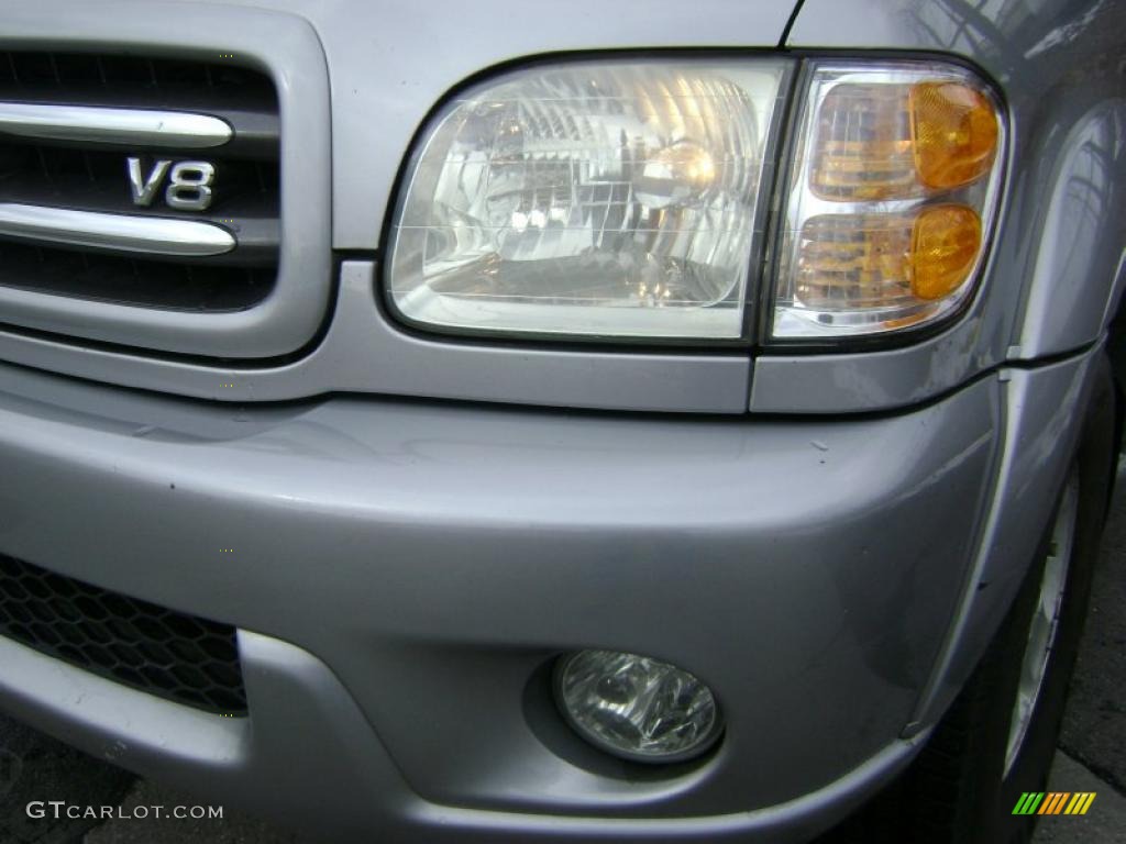 2002 Sequoia Limited 4WD - Silver Sky Metallic / Charcoal photo #8