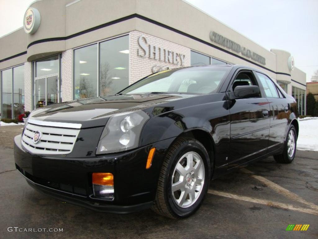 2007 Black Raven Cadillac Cts Sedan 25999571 Gtcarlot