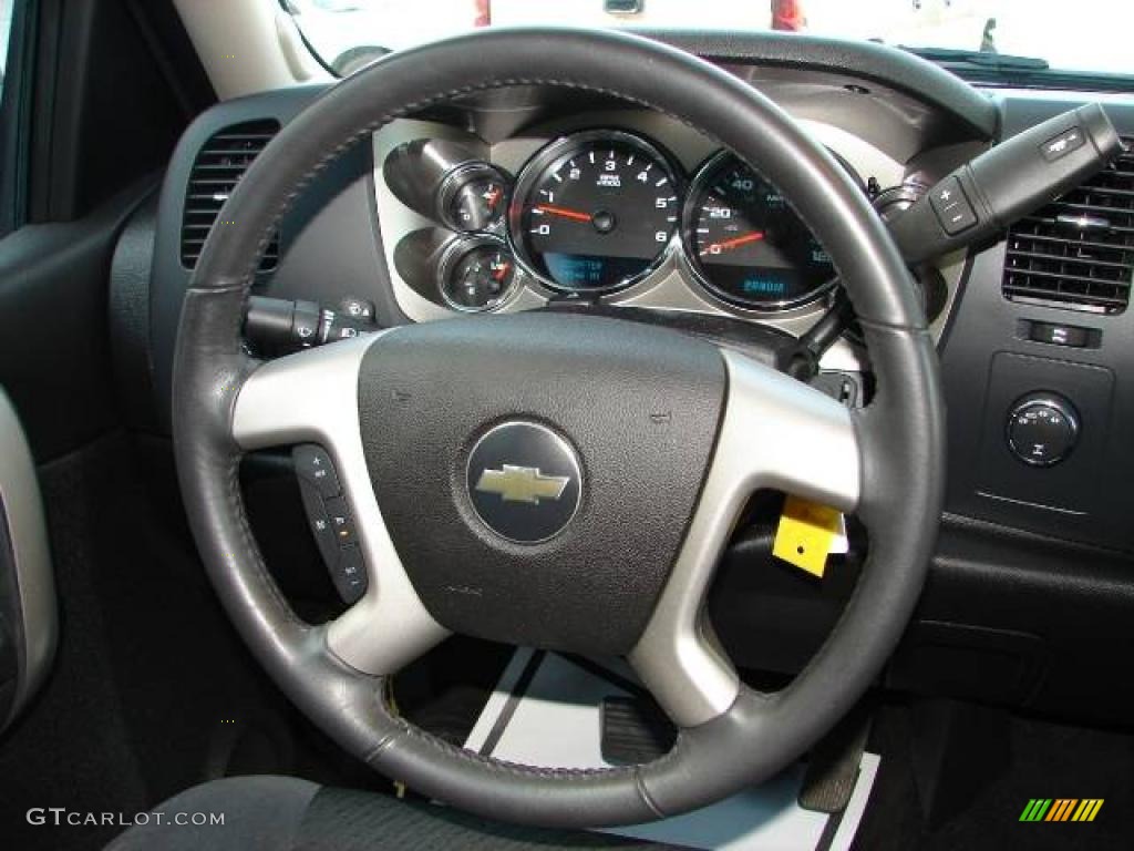 2009 Silverado 1500 LT Crew Cab 4x4 - Blue Granite Metallic / Ebony photo #7
