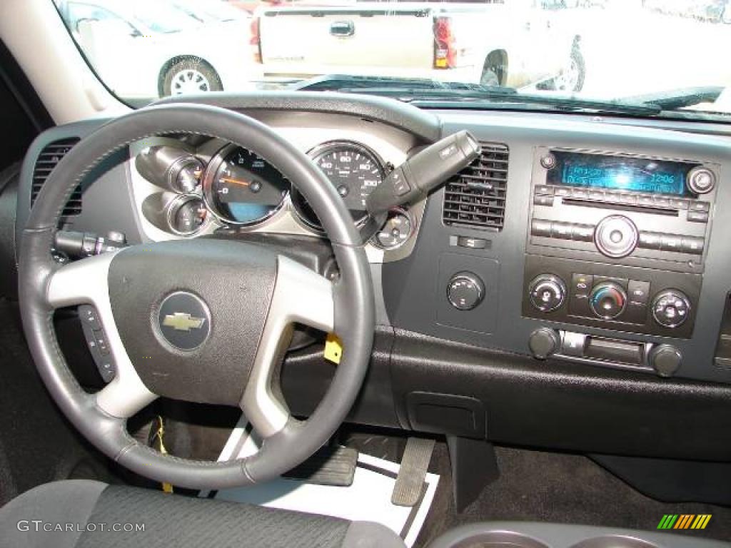 2009 Silverado 1500 LT Crew Cab 4x4 - Blue Granite Metallic / Ebony photo #8