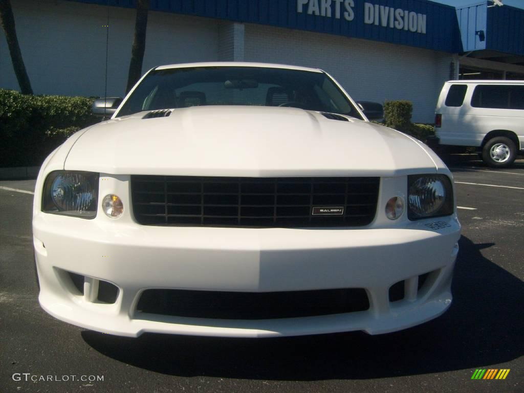 2007 Mustang Saleen S281 Supercharged Coupe - Performance White / Black Leather photo #2