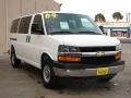 Summit White 2009 Chevrolet Express LS 3500 Passenger Van