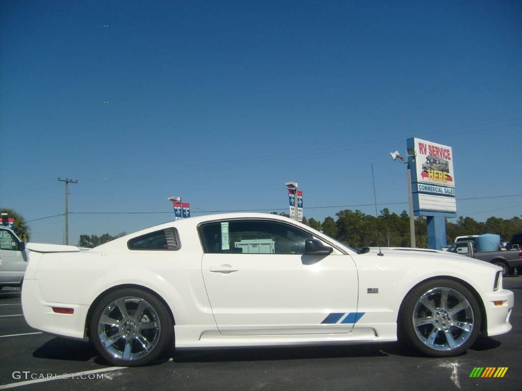 2007 Mustang Saleen S281 Supercharged Coupe - Performance White / Black Leather photo #4