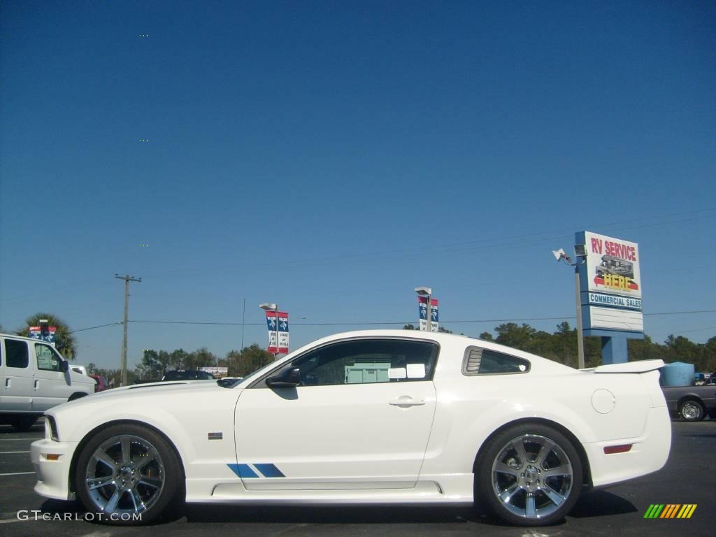 2007 Mustang Saleen S281 Supercharged Coupe - Performance White / Black Leather photo #5