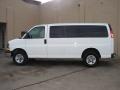 Summit White - Express LS 3500 Passenger Van Photo No. 8