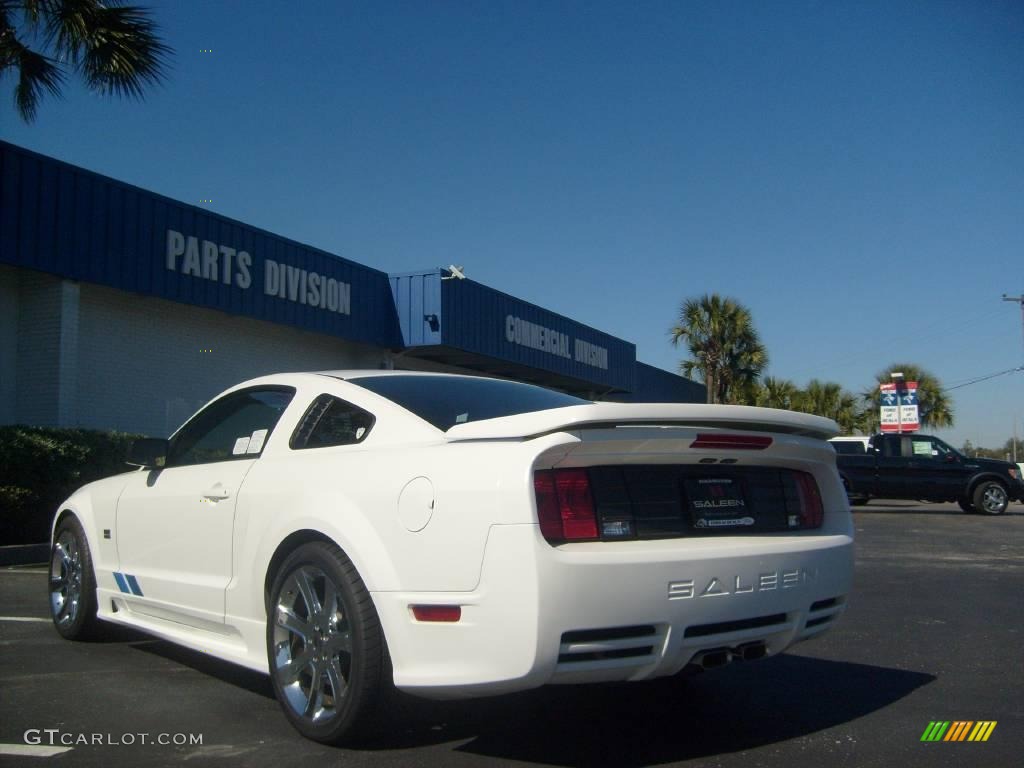 2007 Mustang Saleen S281 Supercharged Coupe - Performance White / Black Leather photo #6