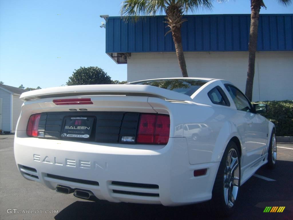 2007 Mustang Saleen S281 Supercharged Coupe - Performance White / Black Leather photo #8
