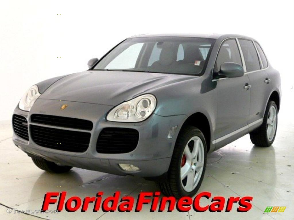 2004 Cayenne Turbo - Titanium Metallic / Stone/Steel Grey photo #1