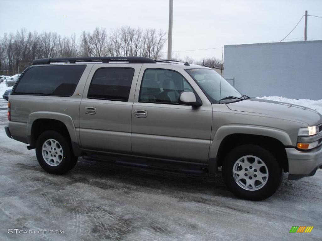 2003 Suburban 1500 Z71 4x4 - Light Pewter Metallic / Gray/Dark Charcoal photo #4