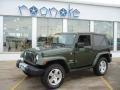 2008 Jeep Green Metallic Jeep Wrangler Sahara 4x4  photo #3