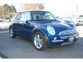 2004 Indi Blue Metallic Mini Cooper Hardtop  photo #1