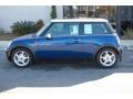 2004 Indi Blue Metallic Mini Cooper Hardtop  photo #2