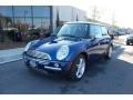 2004 Indi Blue Metallic Mini Cooper Hardtop  photo #13