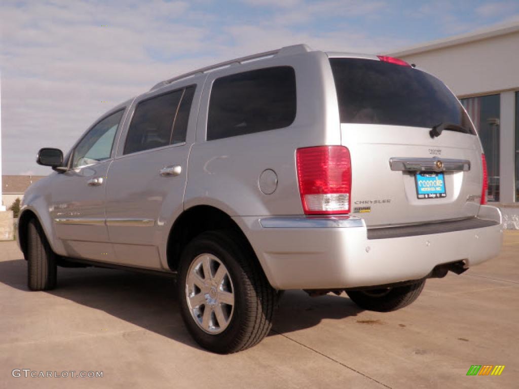 2009 Aspen Limited 4x4 - Bright Silver Metallic / Dark Slate Gray/Light Slate Gray photo #21