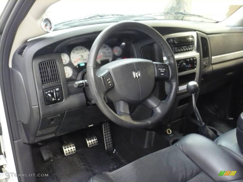 2005 Ram 1500 SRT-10 Regular Cab - Bright White / Dark Slate Gray photo #35