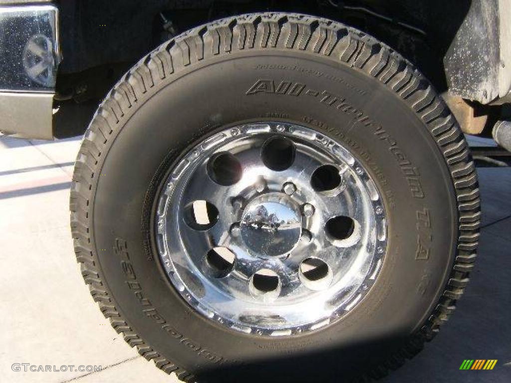 2005 Silverado 3500 LS Crew Cab 4x4 - Silver Birch Metallic / Dark Charcoal photo #18