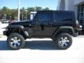 2009 Black Jeep Wrangler X 4x4  photo #2