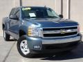 2008 Blue Granite Metallic Chevrolet Silverado 1500 LT Crew Cab 4x4  photo #1