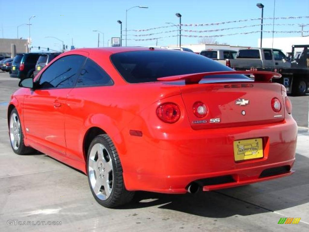 2007 Cobalt SS Supercharged Coupe - Victory Red / Ebony photo #2