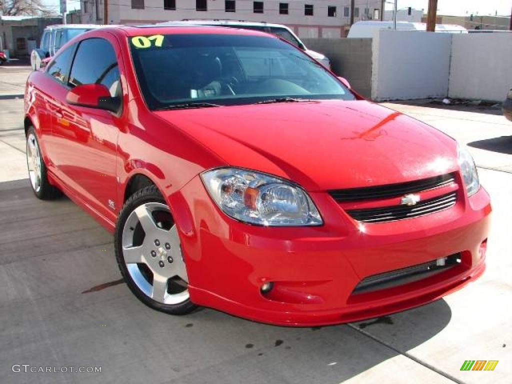 2007 Cobalt SS Supercharged Coupe - Victory Red / Ebony photo #4