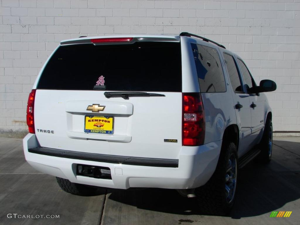 2007 Tahoe LS 4x4 - Summit White / Light Cashmere/Ebony photo #3