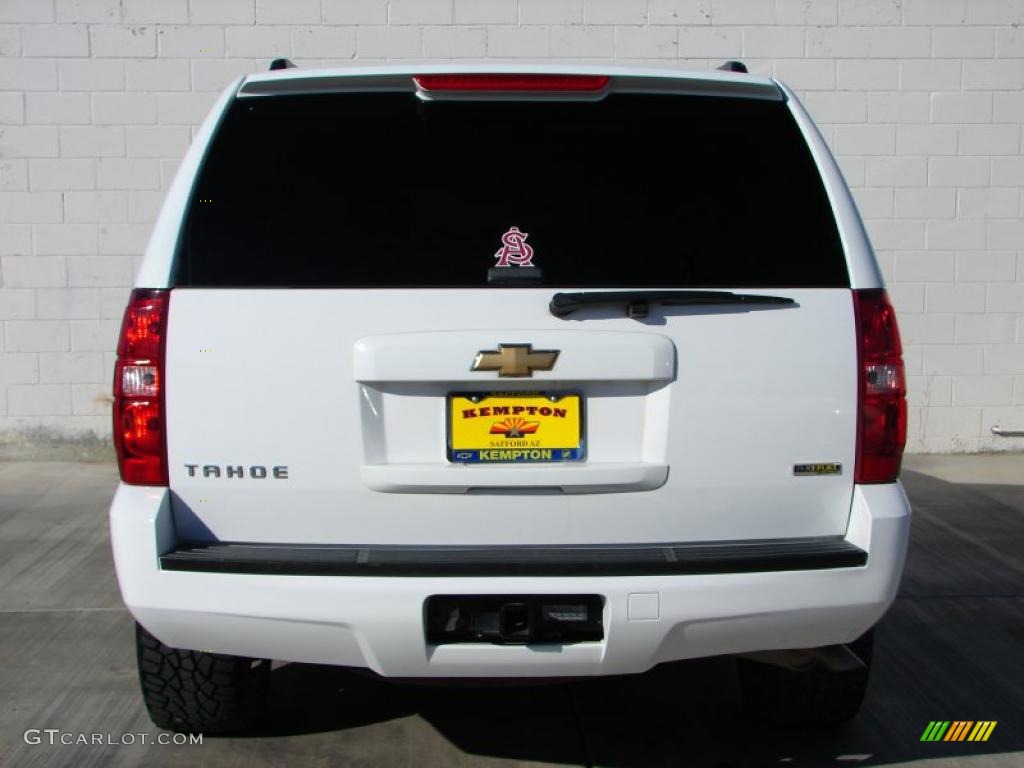 2007 Tahoe LS 4x4 - Summit White / Light Cashmere/Ebony photo #11
