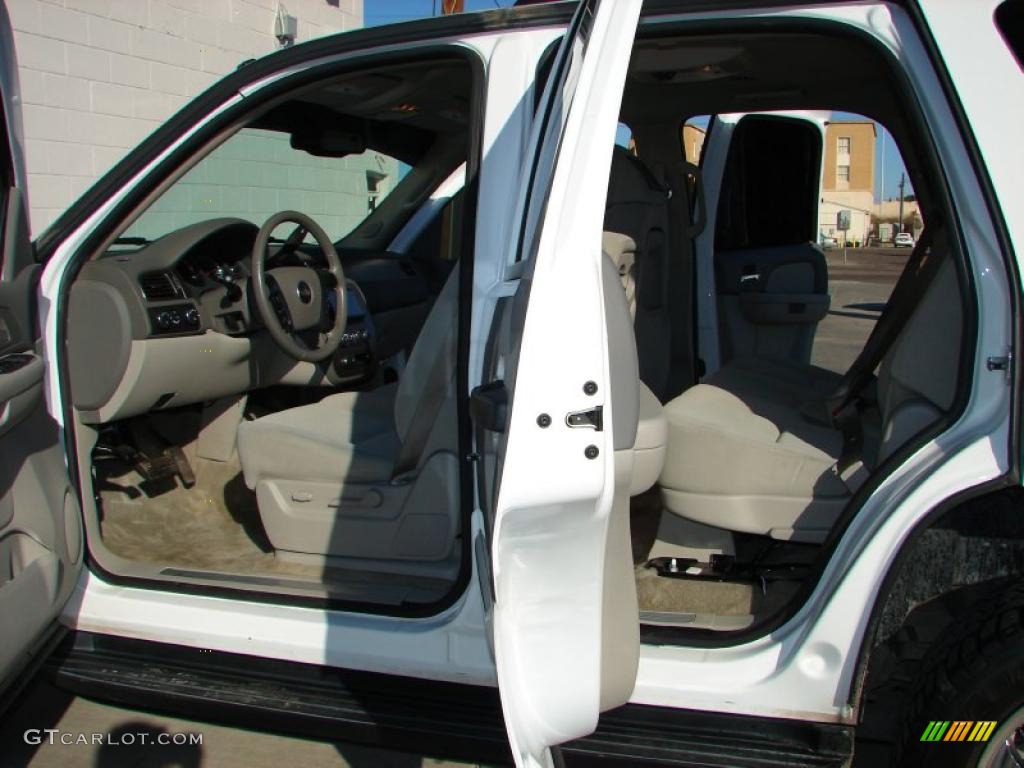 2007 Tahoe LS 4x4 - Summit White / Light Cashmere/Ebony photo #14