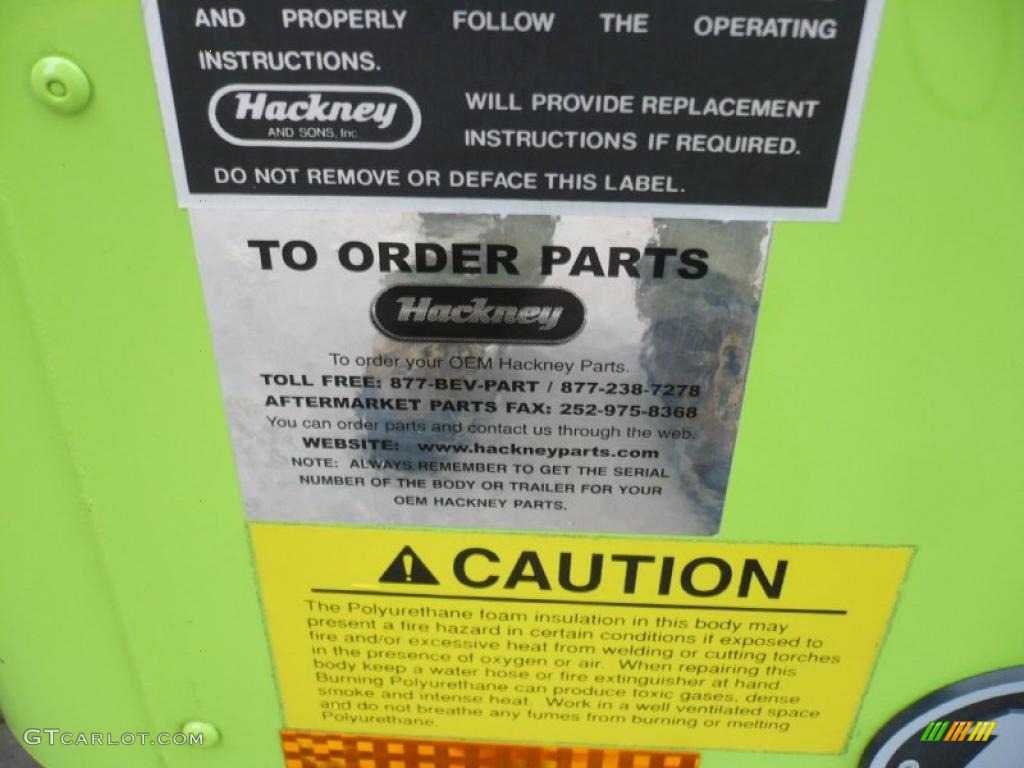 2008 Sprinter Van 3500 Chassis Commercial - Lime Green / Gray photo #18