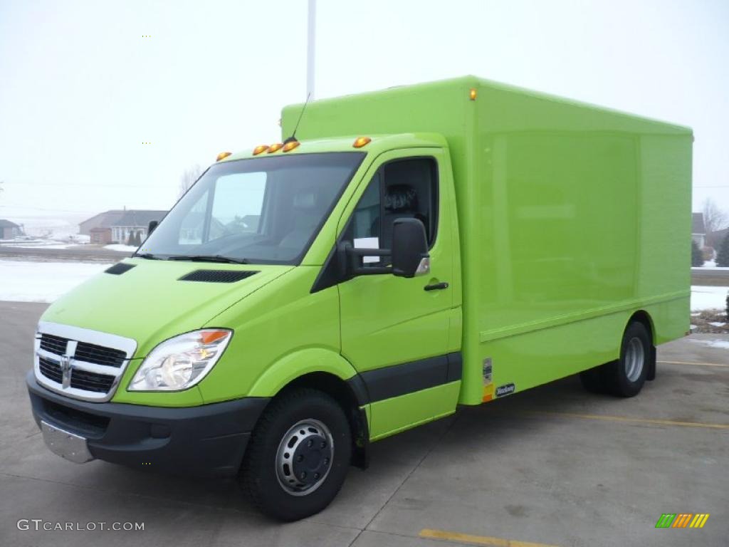 2008 Sprinter Van 3500 Chassis Commercial - Lime Green / Gray photo #28