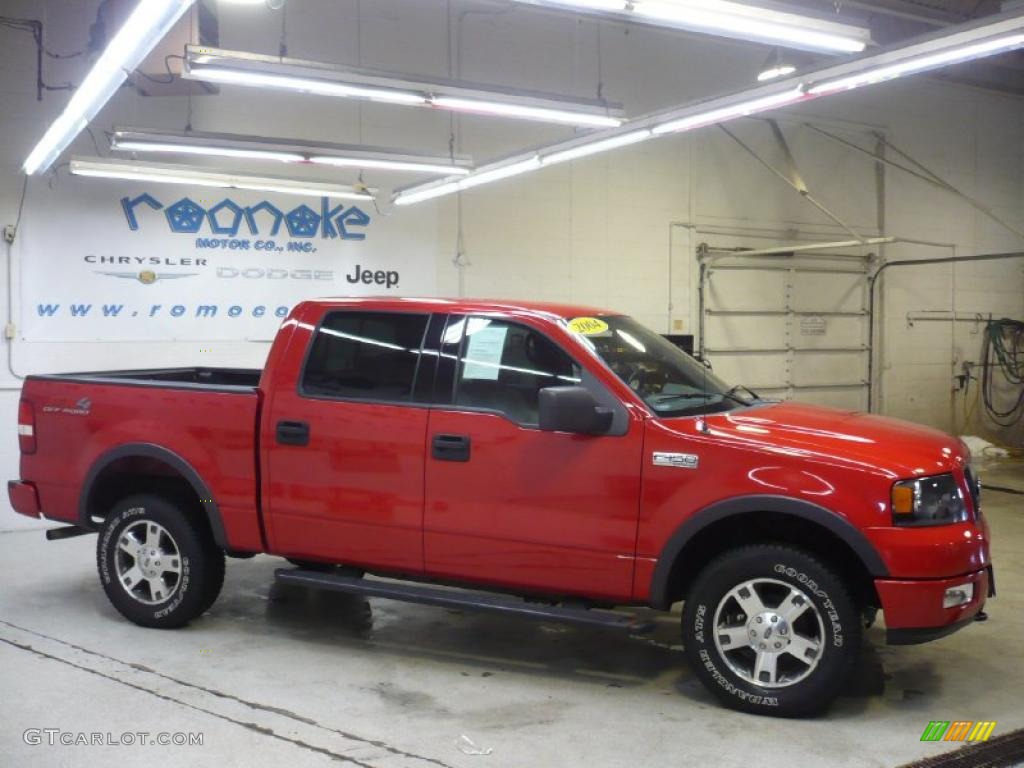 Bright Red Ford F150