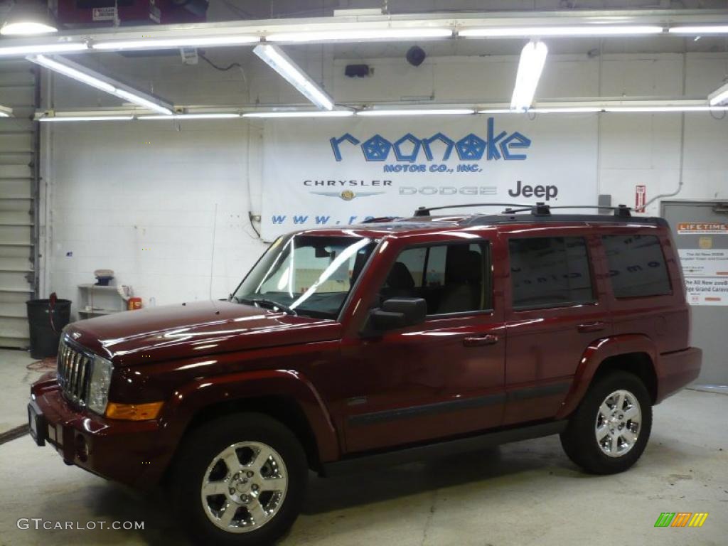 2007 Commander Sport 4x4 - Red Rock Pearl / Medium Slate Gray photo #1