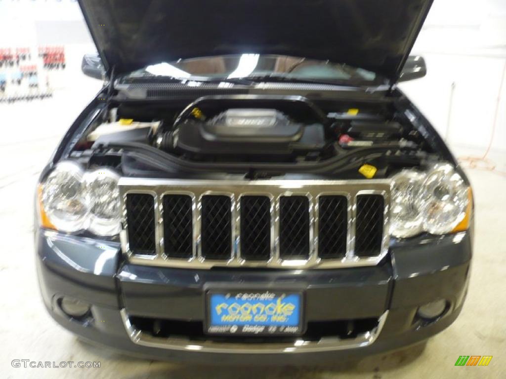 2008 Grand Cherokee Overland 4x4 - Steel Blue Metallic / Saddle Brown/Dark Slate Gray photo #26