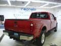 2008 Bright Red Ford F350 Super Duty Lariat Crew Cab 4x4  photo #27