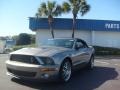 2009 Vapor Silver Metallic Ford Mustang Shelby GT500 Convertible  photo #1